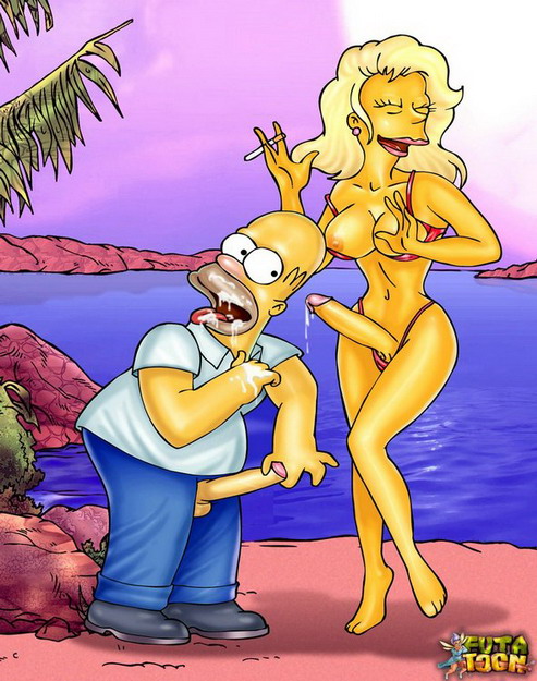 Transex Manga - The Simpsons futanari | Futanari Sex Cartoon